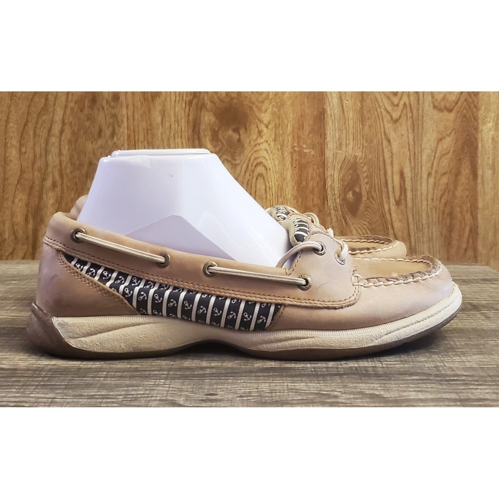 Sperry Top Sider Laguna Anchors Boat Shoes Women's Size 9â Brown